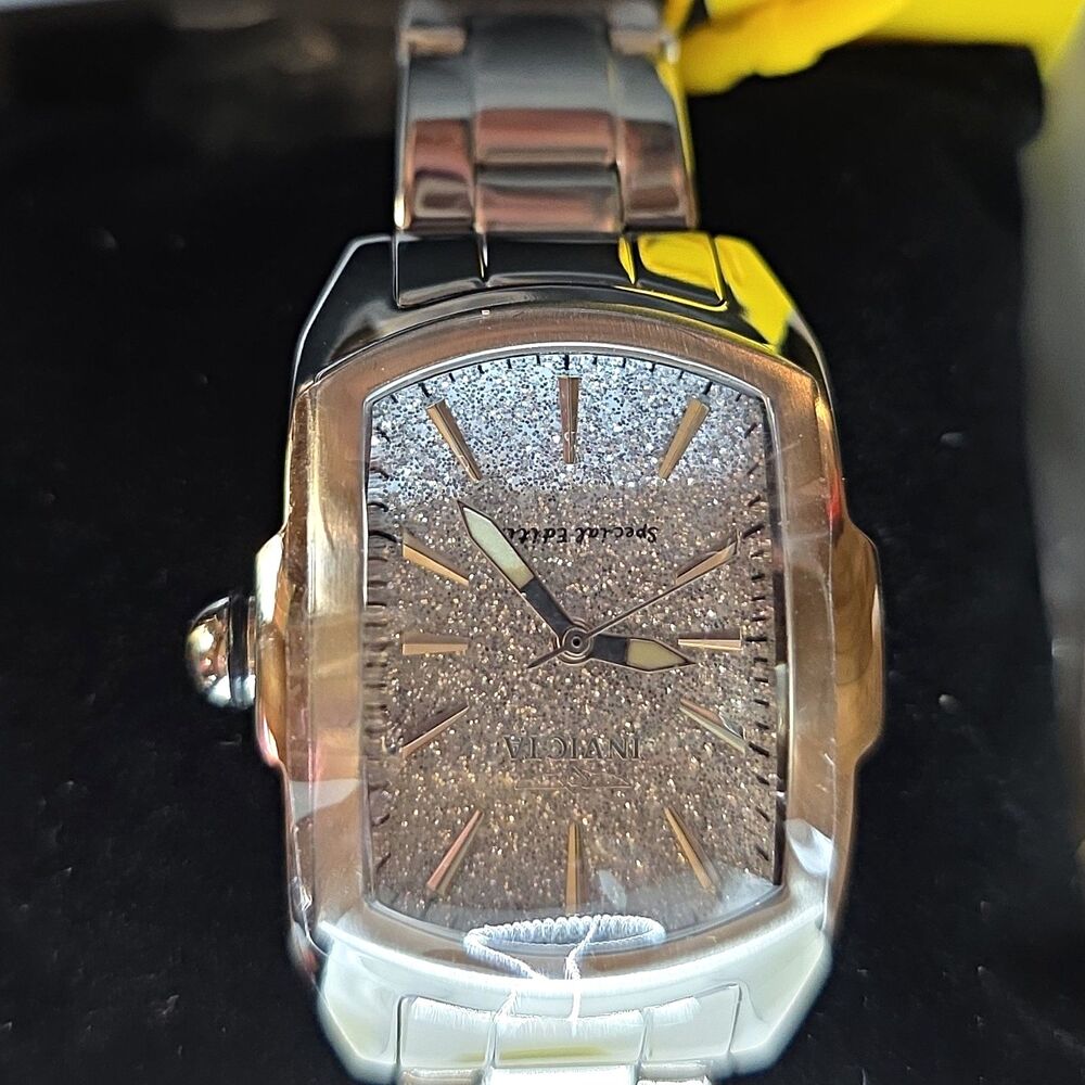 Invicta Lupah Scintora Women's Quartz Silver 29mm Watch, Textured Dial 49826 NIB